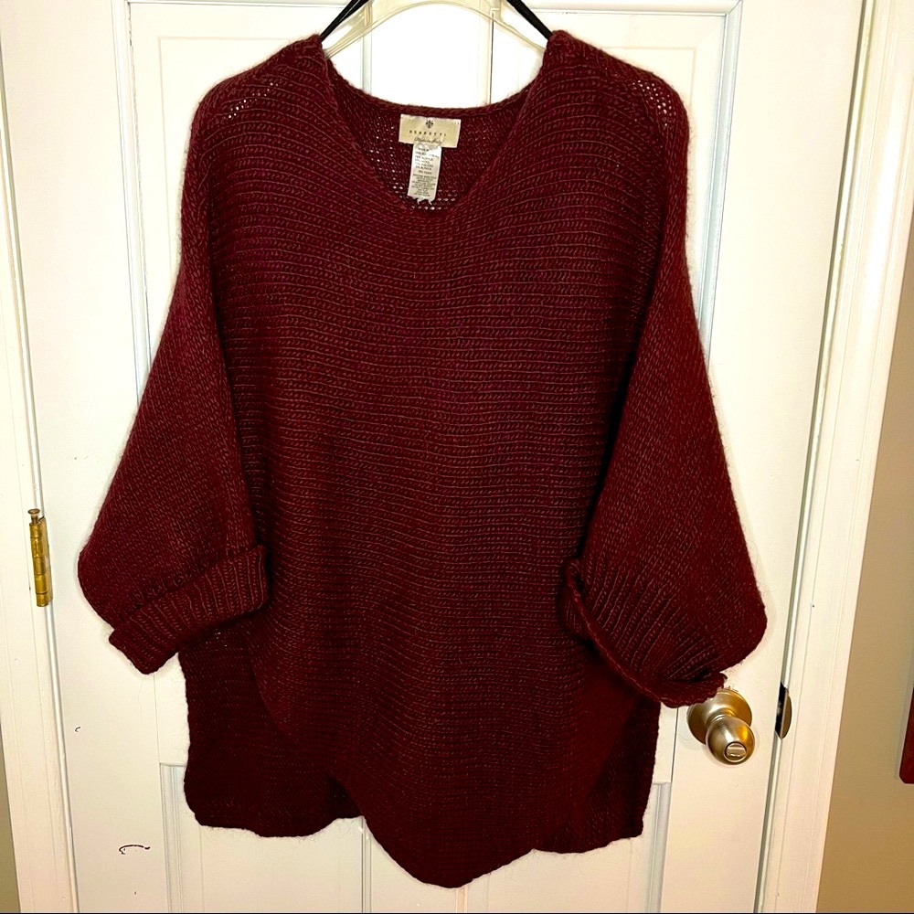 Anthropologie Berretti Sweater Wool/Alpaca Blend - One Size